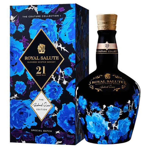 皇家禮炮新奢時尚限量系列藍玫瑰限定版月夜黑700ml