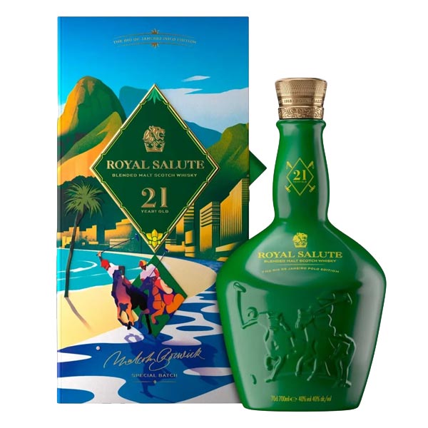 皇家禮炮21年巴西裡約馬球限量版調和威士忌700ml