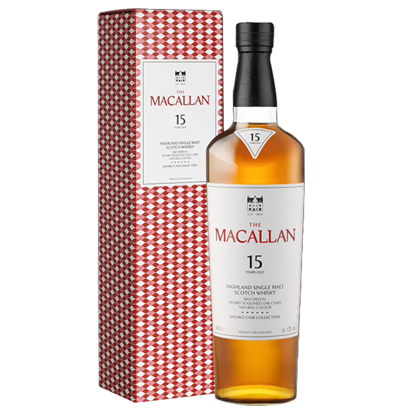 麥卡倫15年雪莉雙桶單一純麥威士忌700ml