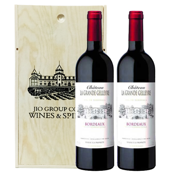 法國波爾多卡樂琳酒莊AOC紅葡萄酒雙入禮盒