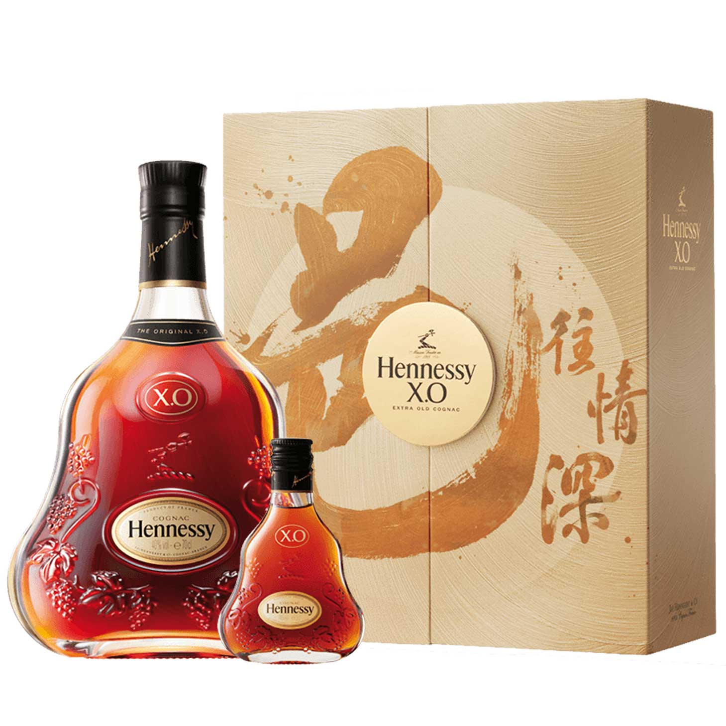 軒尼詩XO白蘭地+小樣酒禮盒700ml ｜酒條通洋酒全台最大連鎖專賣店-全台地區買酒最便宜